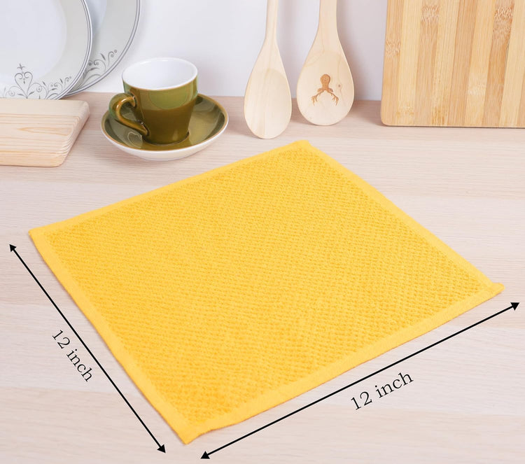 Cotton Kitchen Dish Cloths Set of 8 (8 Count)