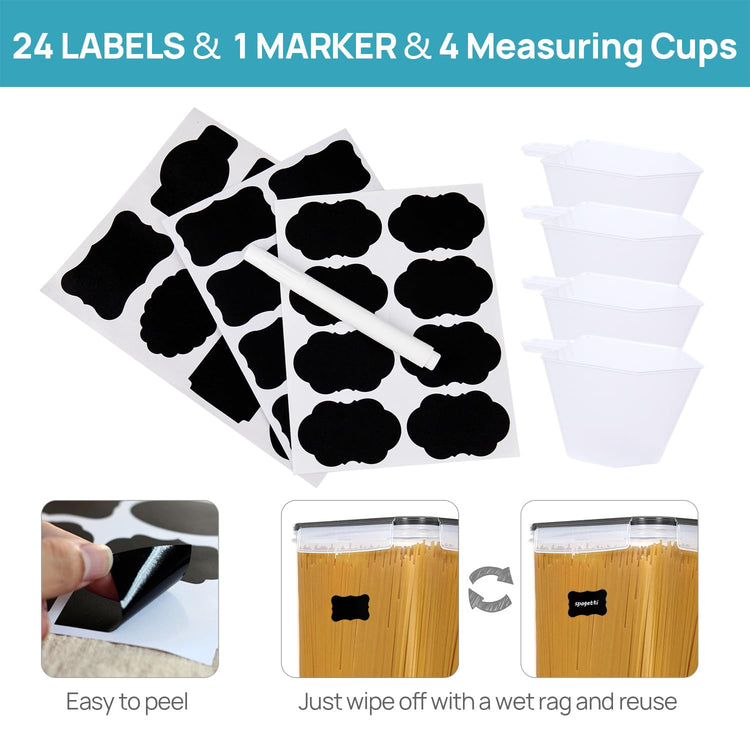 10 PCS Flour and Sugar Storage Container (10 Count)