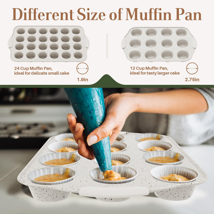 11 Piece Kitchen Nonstick Stackable Bakeware Set