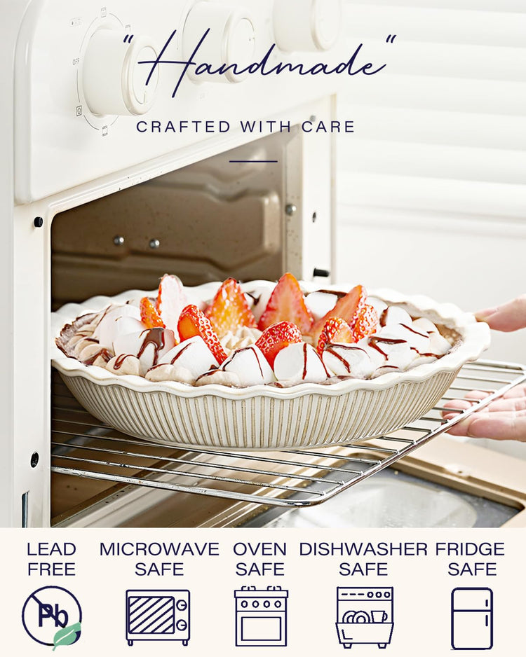 Ceramic Pie Pan Set of 2 (2 Count)