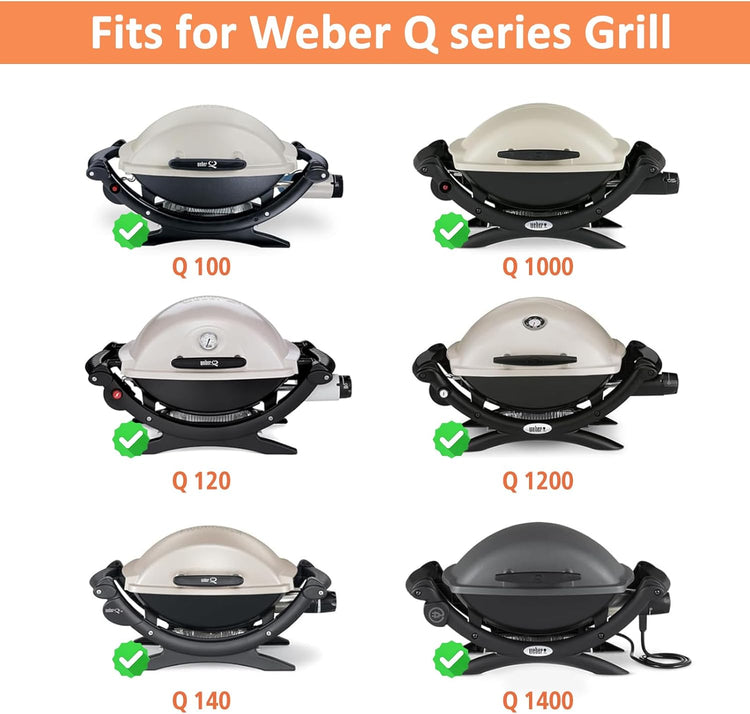 7582 Cast Iron Griddle for Weber Q1000 Grill, for Weber Q100 Q1000 Q1200 Q120 Q140 Q1400 Grill Parts, for 7582 Grate 6558 Full Size Griddle Inserts, Baby Q Replacement, Flat Top Plate Accessories - Nestoria