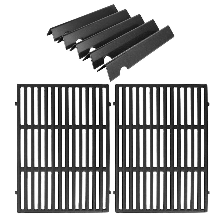 17" Flavorizer Bars 66795 and 18.75" Cast Iron Grill Grates 66095 Combo for Weber Genesis II LX 300 Series
