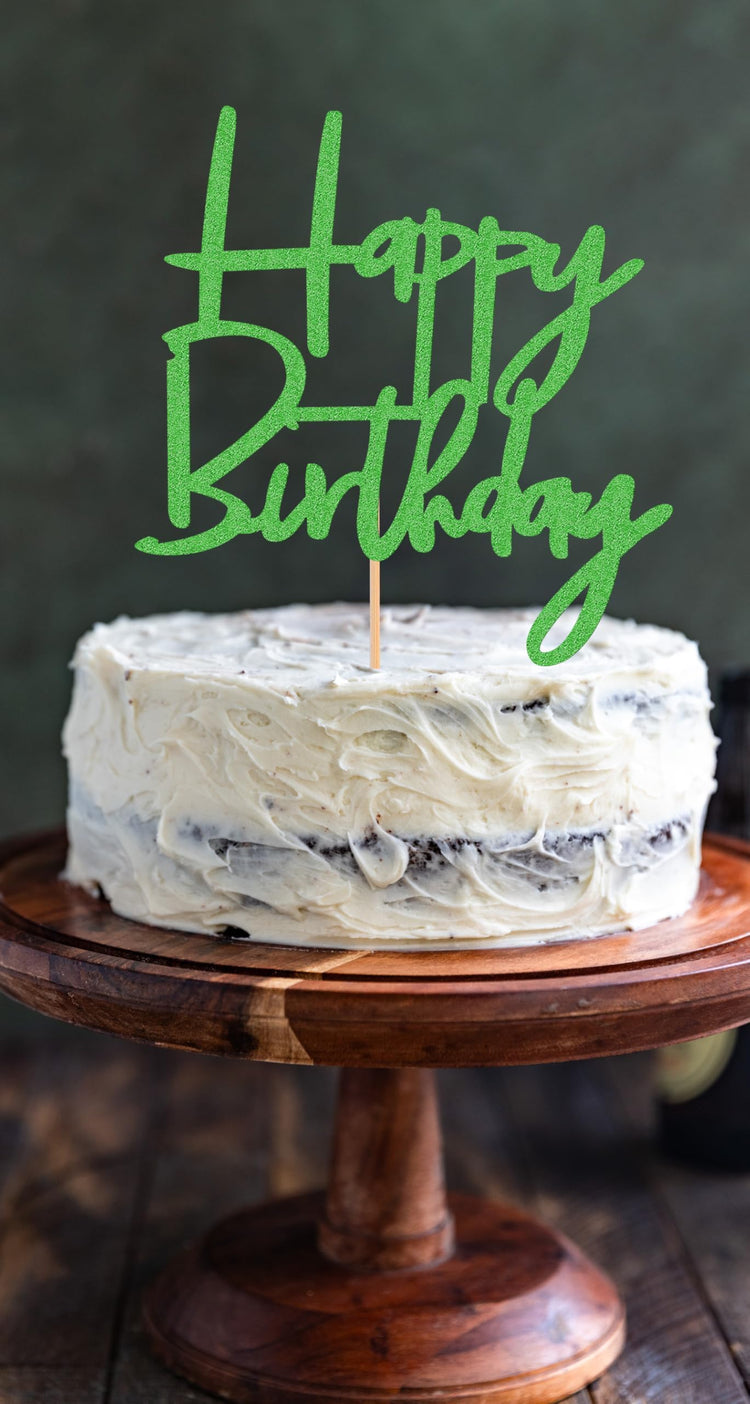 Happy Birthday Cake Topper