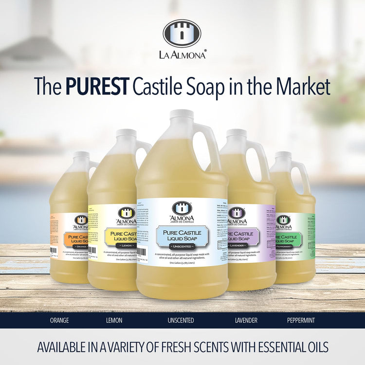 Pure Castile Liquid Soap (128 Fl Oz)