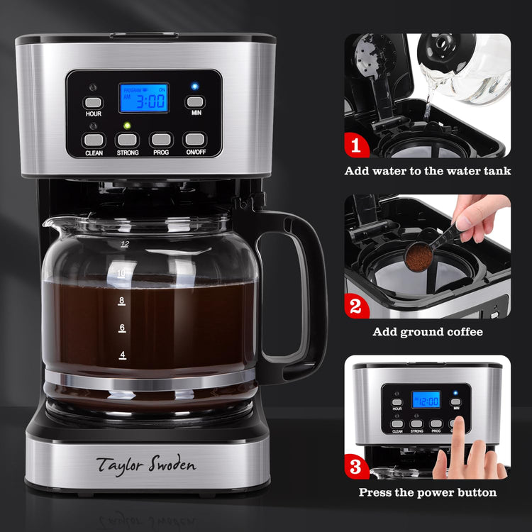 12 Cup Programmable Coffee Maker