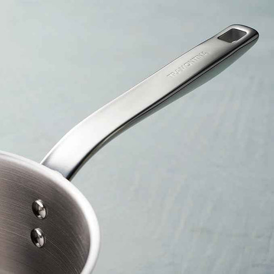 Tramontina Tempo Tri-Ply Base Stainless Steel 4-Quart Sauce Pan with Glass Lid, Induction-Ready Saucepan, Oven-Safe, Dishwasher-Safe