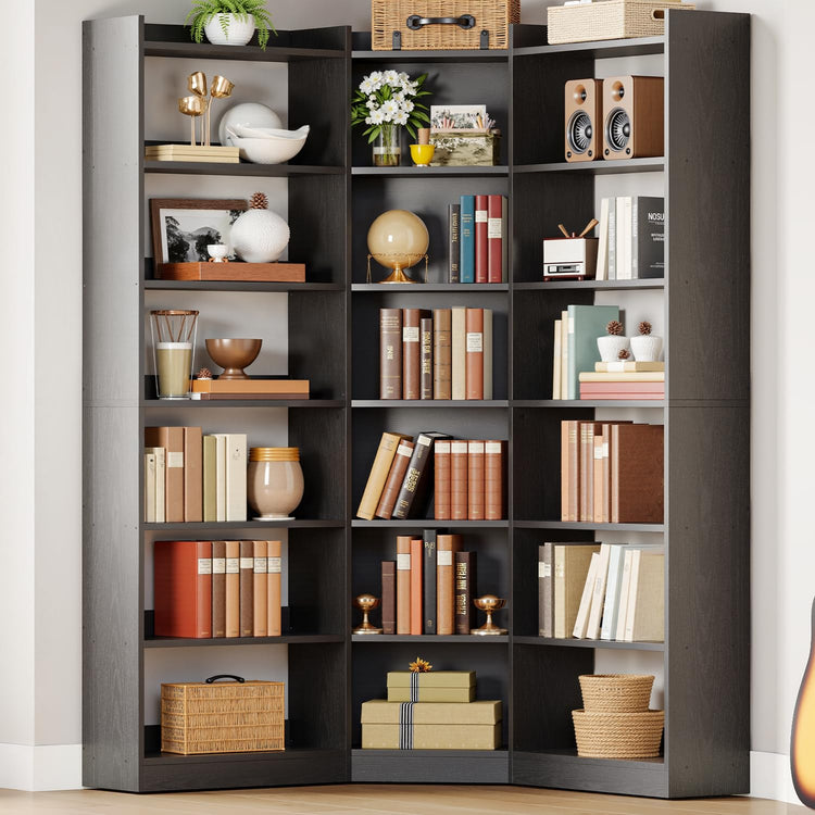 Corner Bookshelf (7 Count)
