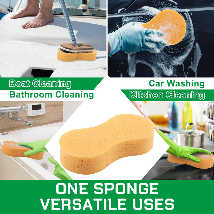 24 Pack Car Wash Sponges Large Sponges Bulk Big All (24 Count)