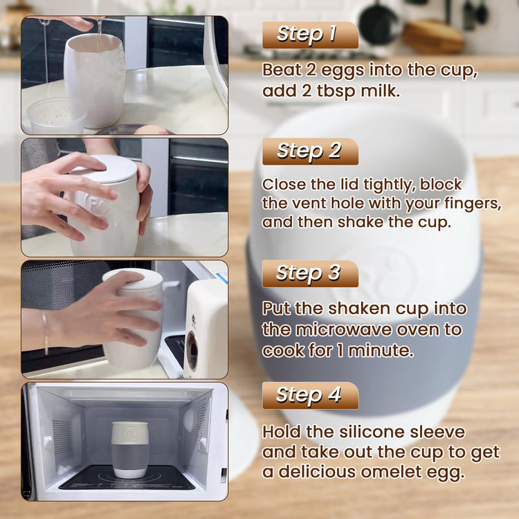 Professional Ceramic Egg Cooker for Microwave