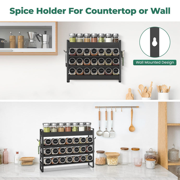 Spice Seasoning Rack Organizer Kitchen Countertop