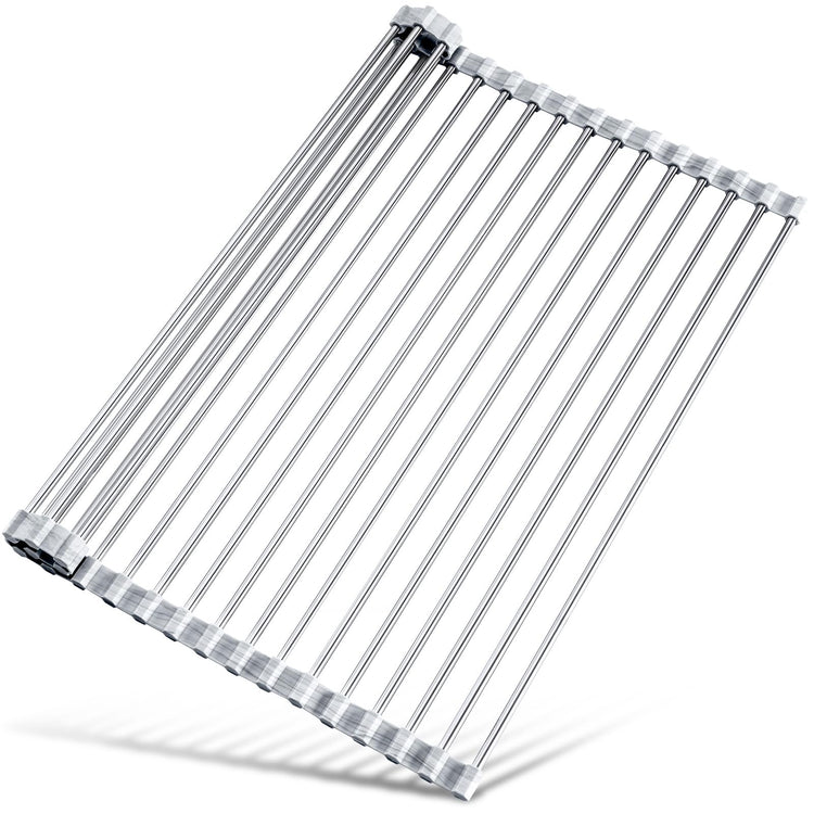 Roll Up Dish Drying Rack Over Sink