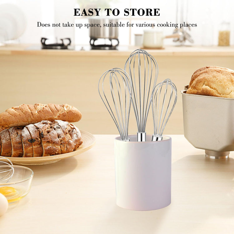 2 Pack Stainless Steel Whisk Set