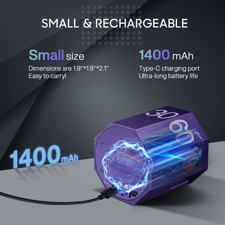 ADHD Pomodoro Timer Metal Gravity Rotation 1.8” LED Large Screen