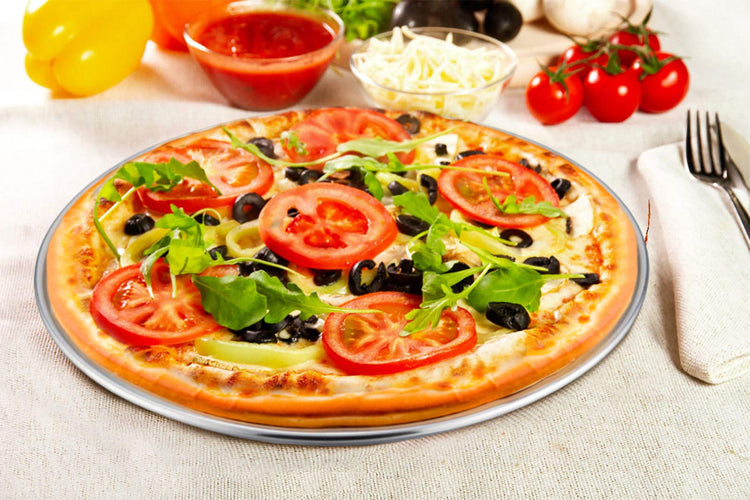Pizza Pan, 9/10/12 Inch Stainless Steel Pizza Pans Trays Set of 3
