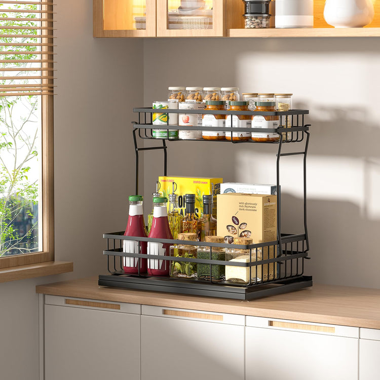 2 Pack Under Sink Organizers and Storage (2 Count)