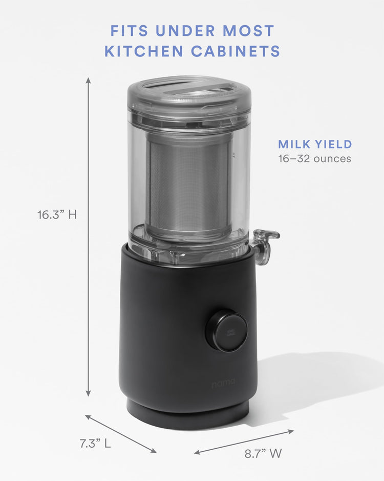 M1 - Plant-Milk Maker - Homemade oat and nut milk - Black