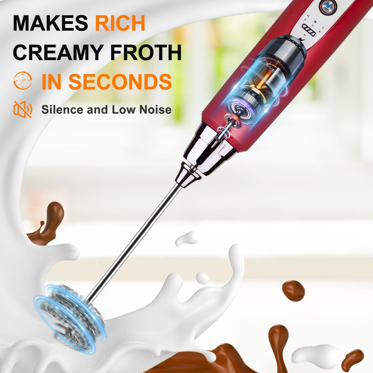 Handheld Milk Frother Wand for Coffee