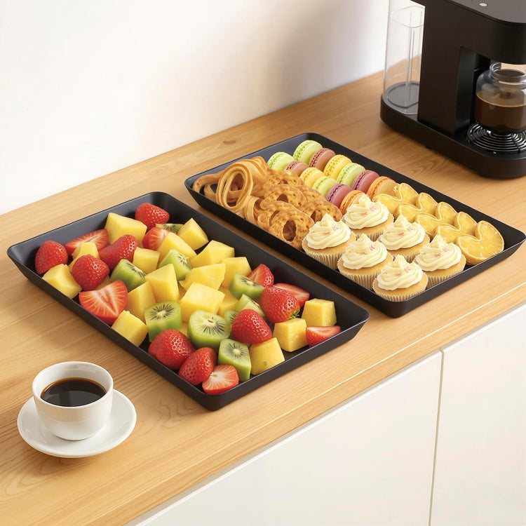4 pcs Serving Tray for Entertaining (4 Count)