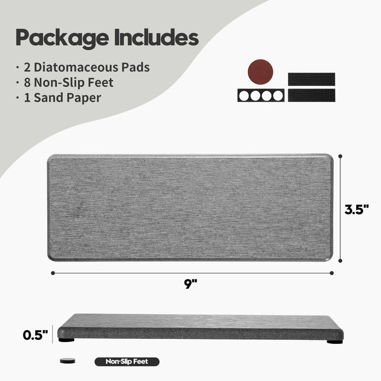 2PCS Bathroom Counter Vanity Trays (2 Count)