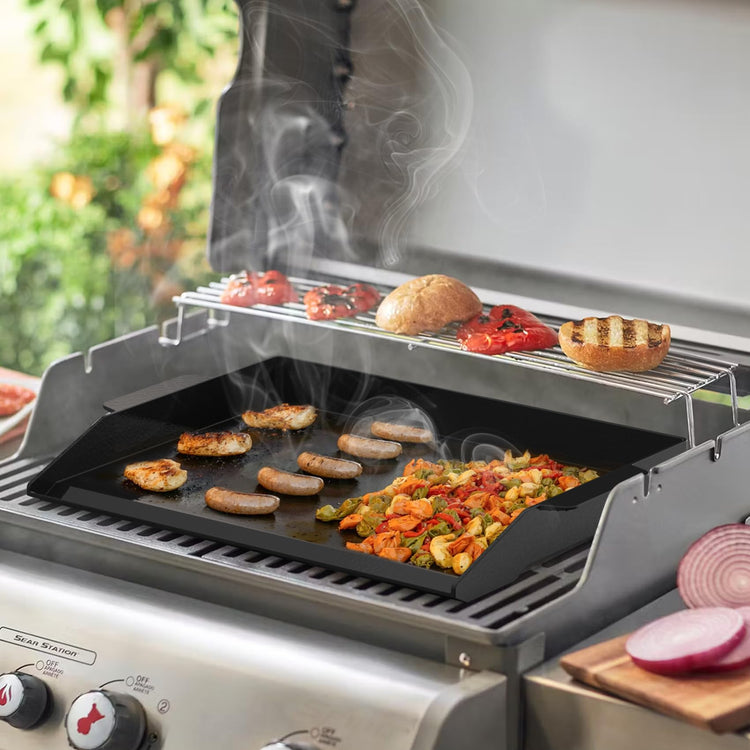 Onlyfire Universal Enamelled Cast Iron Cooking Griddle