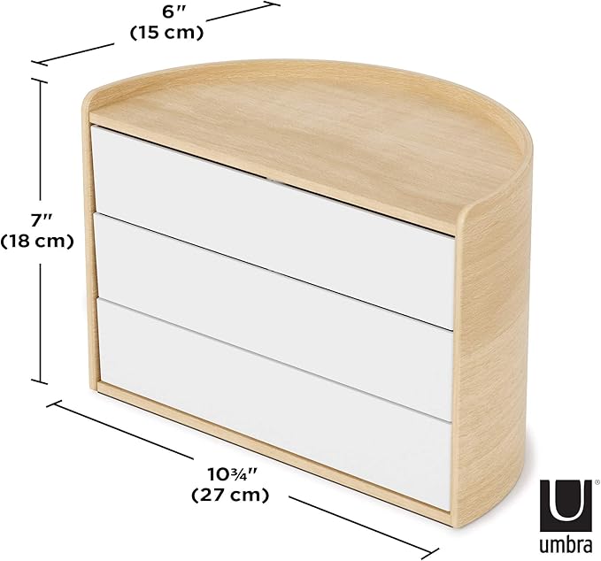 Umbra Moona Storage Box White/Natural