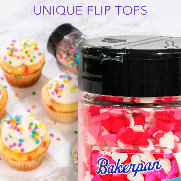 Quins Alphabet Sprinkles for Cake Decorating (6.1 Ounce)