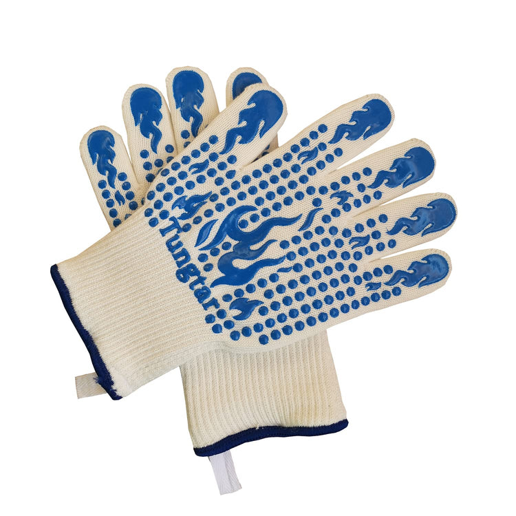 Oven Mitts Heat Resistant BBQ Proof Glove 11Inch 1472℉ Grill Glove Proof Heat for Women Men BBQ Gloves Gift Set Cooking Gloves for Cooking (2 Count)