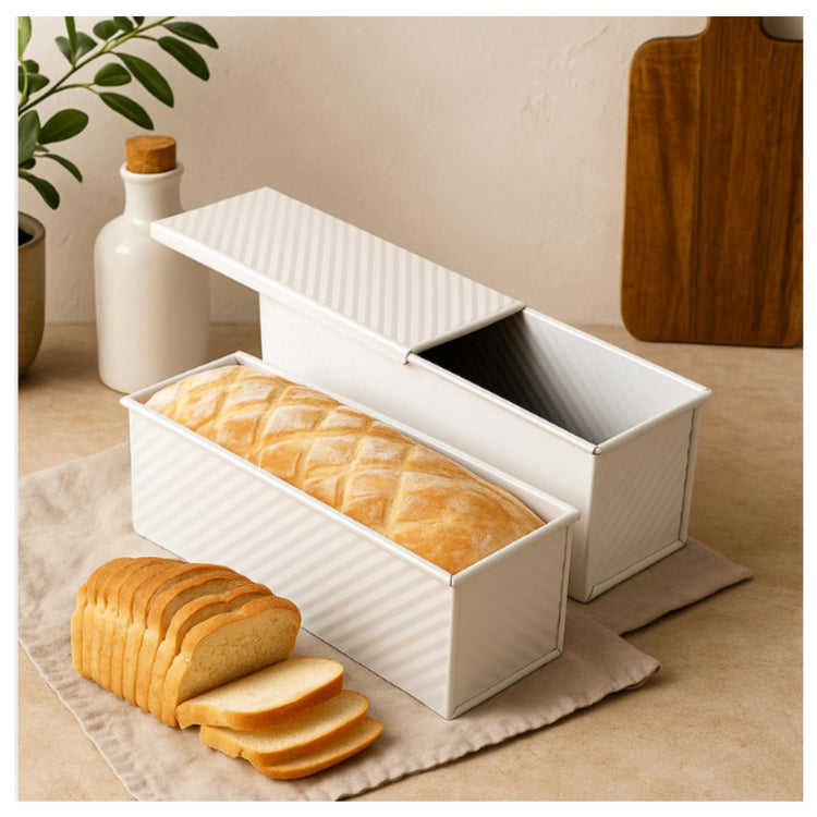 2 Pack 13x5 Pullman Loaf Pan & Lid (2 Count)