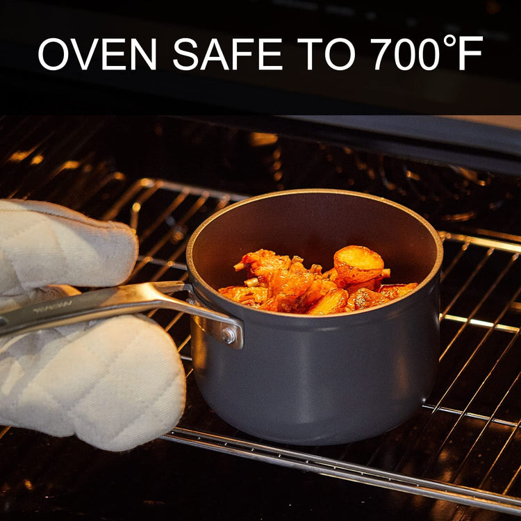 2 QT Nonstick Saucepan with Lid
