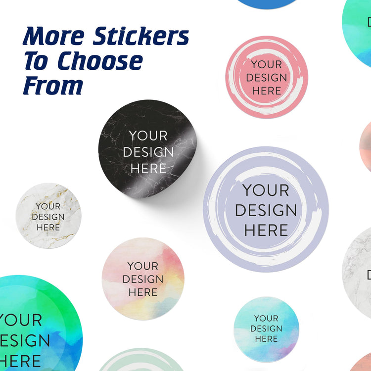 100 Custom Vinyl Stickers (100 Count)
