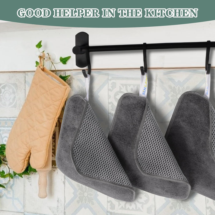 Dish Cloth for Washing Dishes Kitchen Washcloth Cleaning Cloth (10 Count)