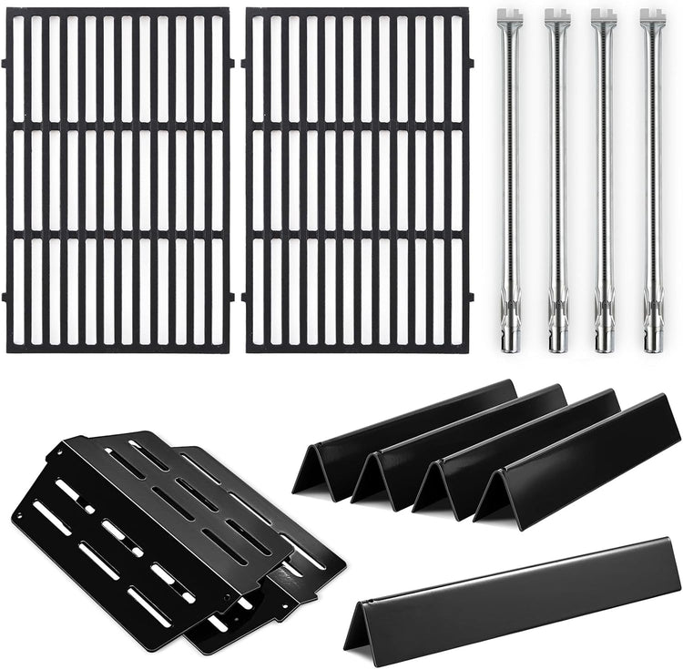 Genesis E-330 4 Burner 62752 7524 Grates 7620 7621 Flavorizer Bars 65505 Heat Deflectors Replacement Parts for Weber Genesis Grill Parts 300 Series E-310 E-320 S-310 S320 S-330 EP-310 EP-320 EP-330