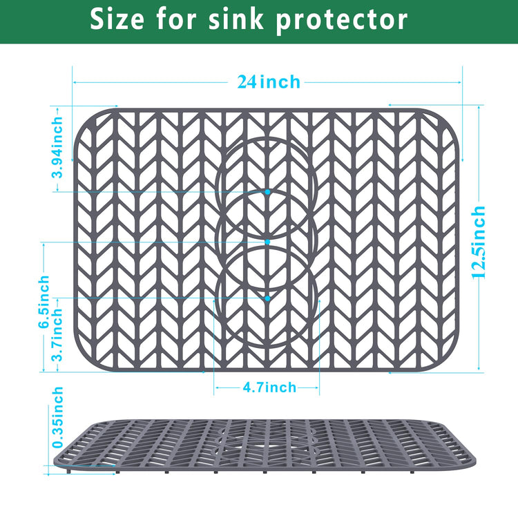 Sink Protectors for Kitchen Sink 19x13 & 24x12.5 & 13x11 & 26x14 & 28x14 & 29x15