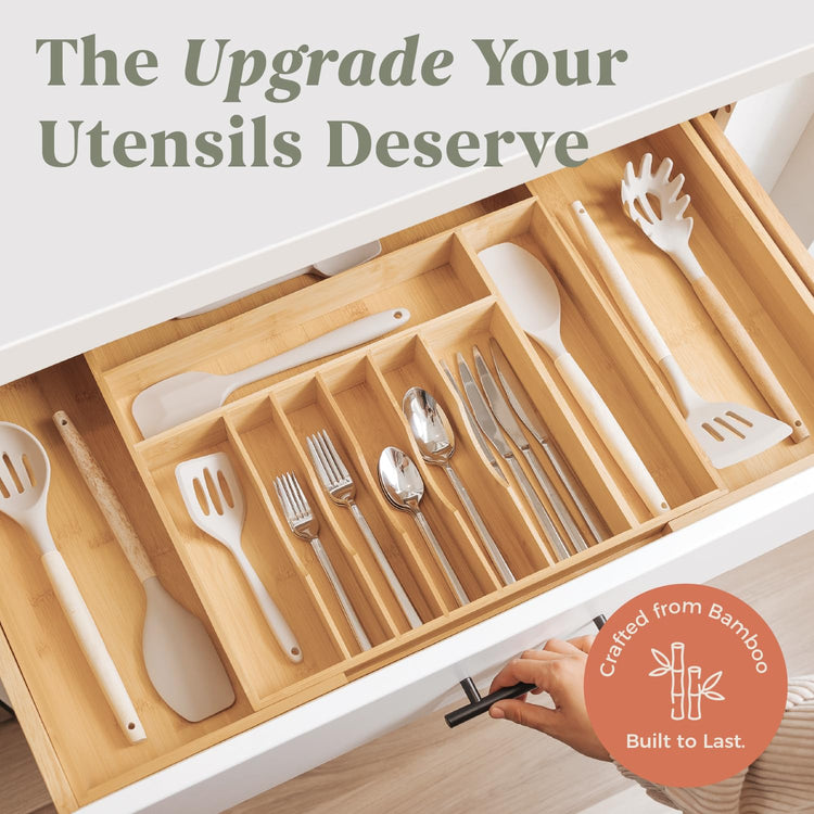 Silverware & Utensil Drawer Organizer