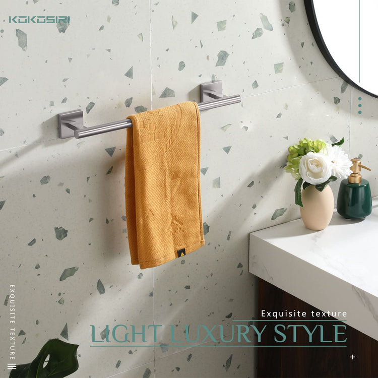 Towel Holder 16 Inch Bathroom Hand Towel Bar for Bath Kitchen Toilet Brushed Nickel Stainless Steel B4005BR