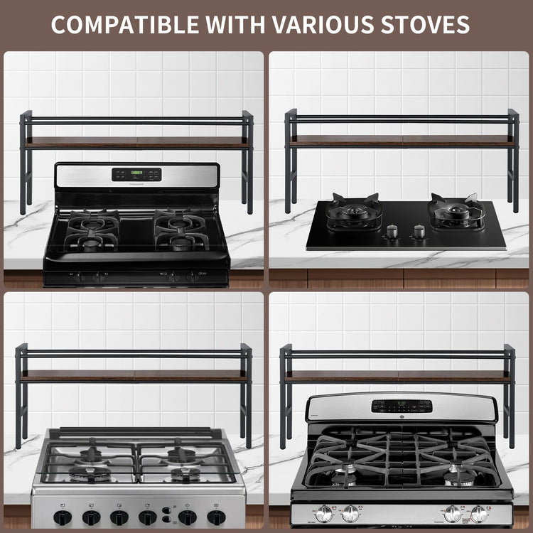 Spice Rack Shelf for Kitchen Stove
