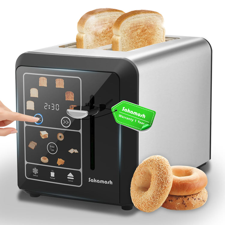 2 Slice Touchscreen Toaster with bagel function
