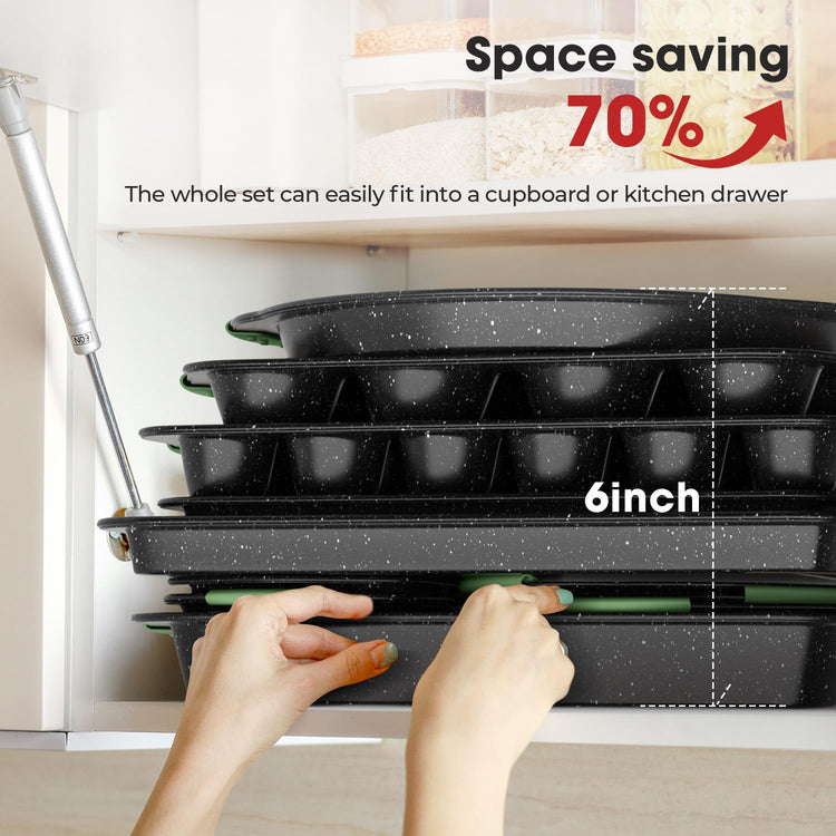 11 Piece Nonstick Bakeware Set