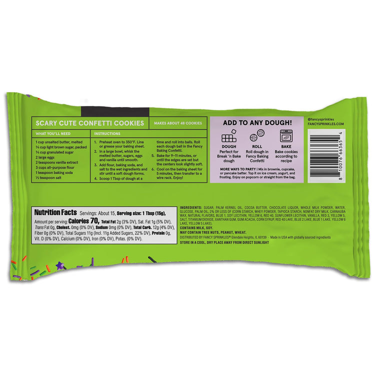 Monster Mash Halloween Baking Confetti 2 Pack (16 Ounce)