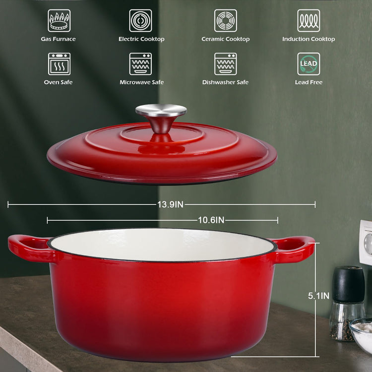 6 Quart Dutch Oven with Lid