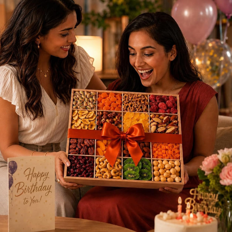 Nuts & Dried Fruit Gift Basket (64 Ounce)