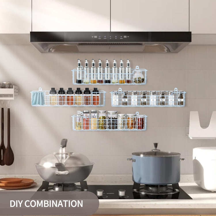 Spice Rack Wall Mount (4 Count)