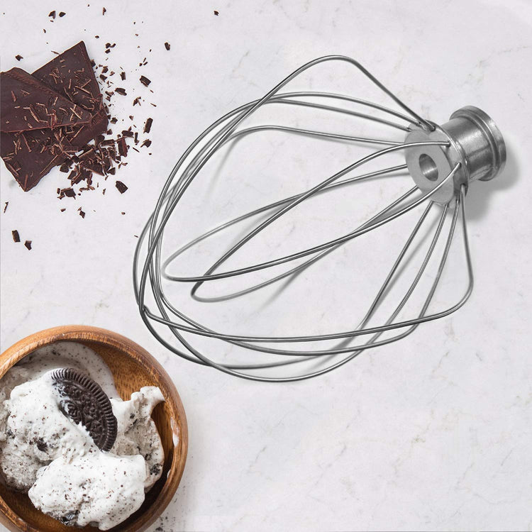 R KN256WW 6 Wire Whip Attachment for KitchenAid 6 Quart Bowl