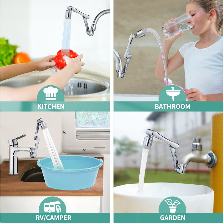 1080°Rotating Faucet Extender Double Extension