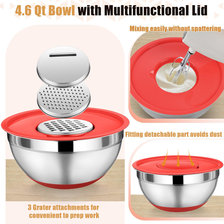 Mixing Bowls with Lid Set
