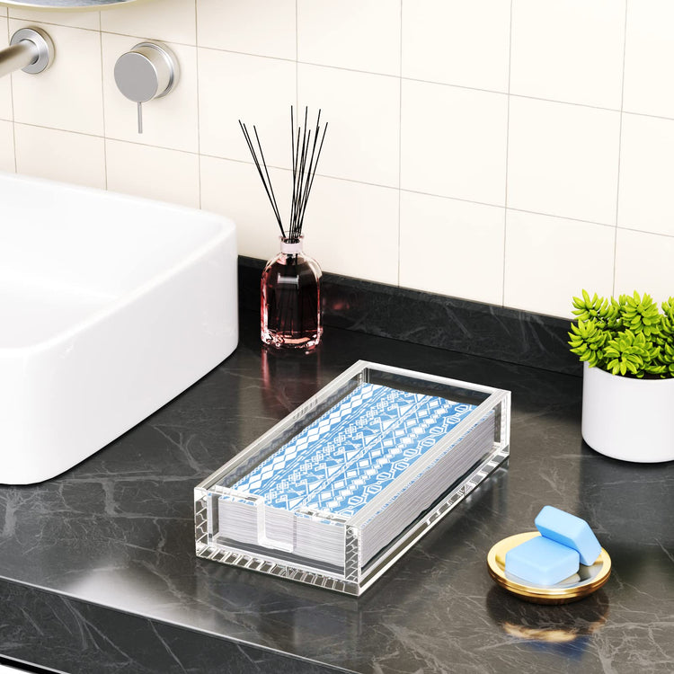 Acrylic Napkin Holder for Bathroom
