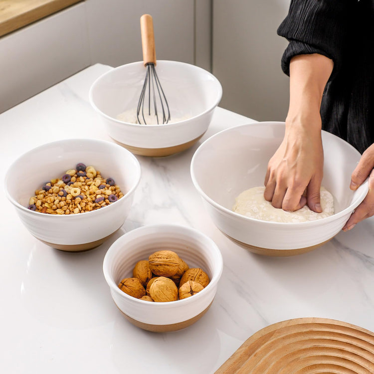 Ceramic Serving Bowls Set of 4 (4 Count)