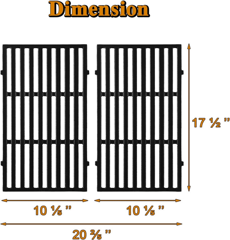 7637 Grill Grates Spirit E-210 Grill Replacement Parts for Weber Spirit 200 Series Grill Parts Spirit E210 210 E-215 E215 E220 E-220 Spirit II E-210 E210 Spirit 2 E-210 E210 GS4 Cooking Grates