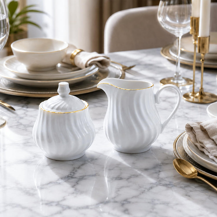 Sugar and Creamer Set