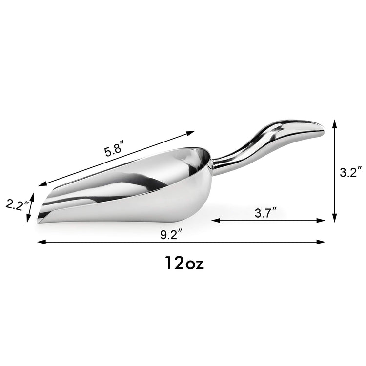 Restaurant Grade Stainless Steel Bar Ice Flour Utility Scoop